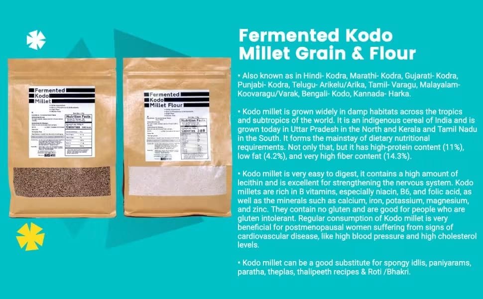 Fermented Kodo Millet Grain